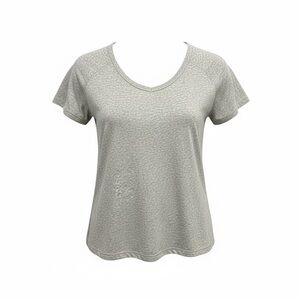 Offline By Aerie Women’s Neck Tissue Tshirt SZ L Color Grey